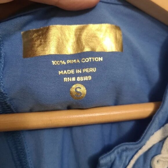 🌸Lilly Pulitzer🌸 EUC Brewster T-Shirt Dress in Bay Blue Size S - Picture 8 of 8